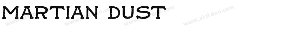 Martian Dust字体转换